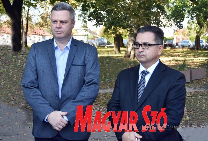 Dr. Slobodan Puškar és dr. Berislav Vekić