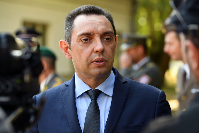 Aleksandar Vulin védelmi miniszter (Fotó: Beta)