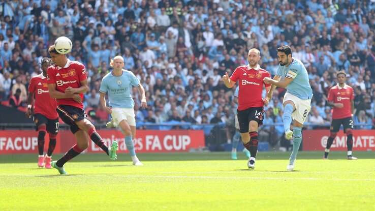 Gündogan fantasztikusan találta el a labdát az első beköszönésénél (Fotó: Gallo Images)