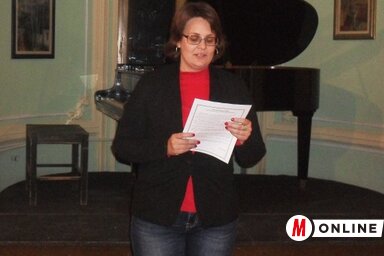 Hicsik Dóra az Arany János-emlékesten  (Fotó: Lukács Melinda)