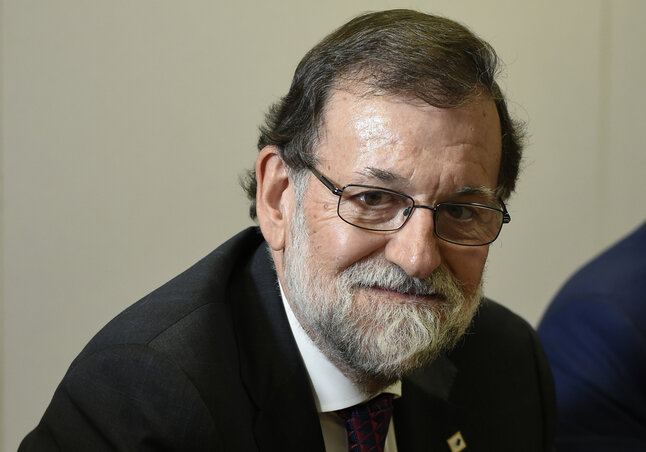 Mariano Rajoy spanyol miniszterelnök (Fotó: Beta/AP)