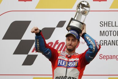 Andrea Dovizioso egy kis időre eltolta a bajnokavatást (Fotó: Beta/AP)