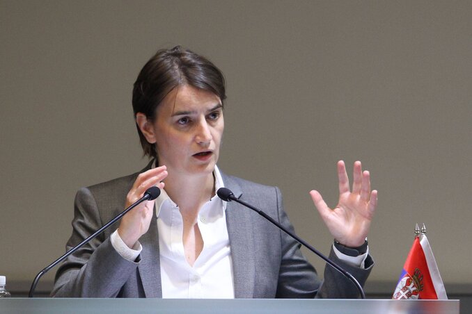Ana Brnabić: A polgároknak az a fontos, hogy ki hogyan végzi a munkáját (Fotó: Beta)
