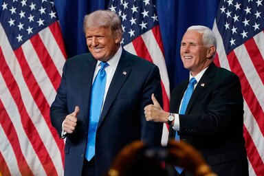 Donald Trump és Mike Pence (Fotó: CNN)