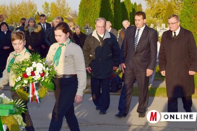 A magyarkanizsai megemlékezés (Puskás Károly felvétele)