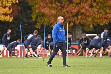 Olasz készülődés Giampiero Ventura éber felügyeletével (Fotó: Beta/AP)