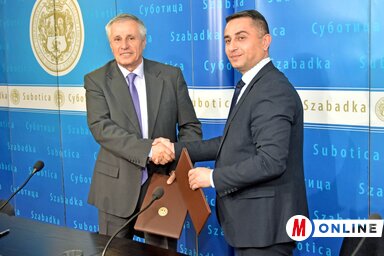 Slobodan Vojinović és Srđan Samardžić (Fotó: Gergely Árpád)