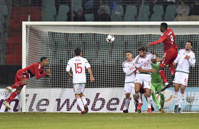 Marvin Martins gólja megpecsételte a magyarok sorsát (Fotó: Beta/AP)