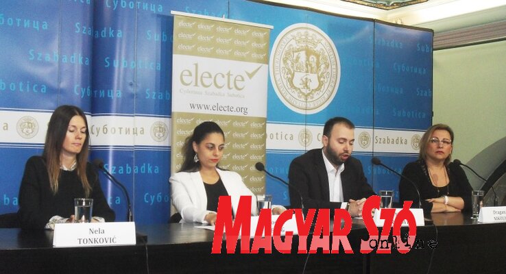 Nela Tonković, Görög Noémi, Miloš Radović és Dragana Nikolić (Fotó: Lukács Melinda)