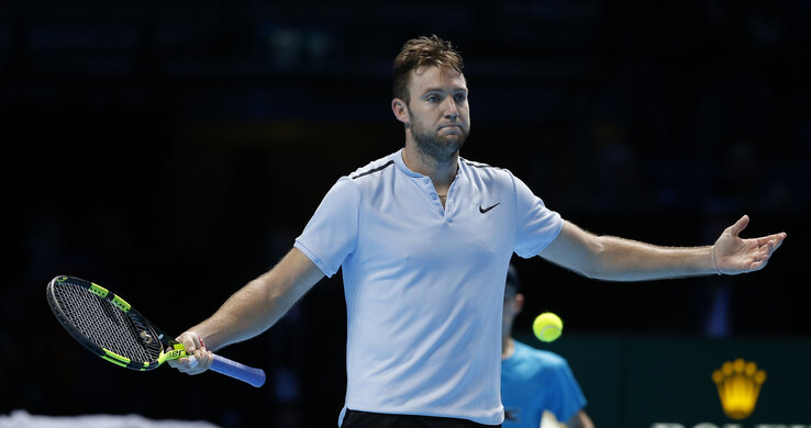 A döntőre Jack Sock (képünkön) az esélyesebb, de Grigor Dimitrov is kiváló formában van (Fotó: Beta/AP)