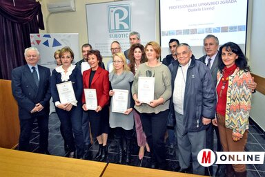 A licenccel rendelkező épületmenedzserek (Fotó: Gergely Árpád)