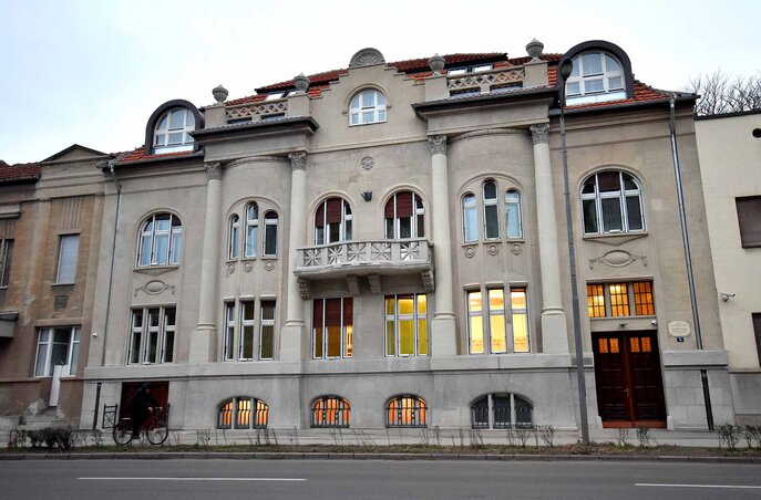 A felújított épület