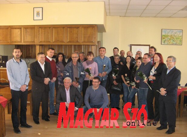 A tavalyi év legeredményesebb munkássportolói (Kiss Zoltán felvétele)