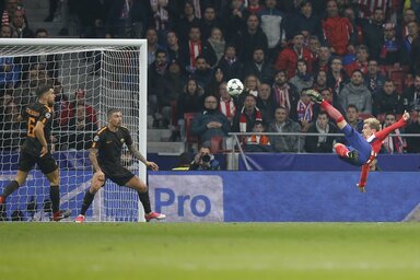 Griezmann parádés gólja (Fotó: Beta/AP)