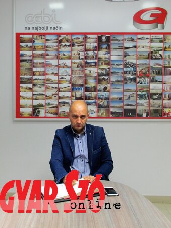 A Gebi vállalat gyártási igazgatója, Zserai Zsolt, Fotó: Seregély Orsolya A Gebi vállalat gyártási igazgatója, Zserai Zsolt, Fotó: Seregély Orsolya