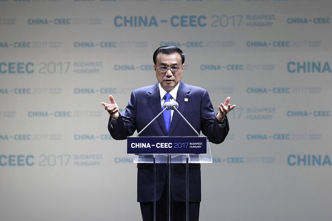Li Ko-csiang kínai miniszterelnök (MTI Fotó: Kovács Tamás)
