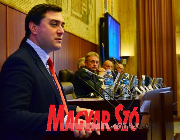 Ivan Đoković: Szerbiában a tönkrement vállalkozások 80 százalékánál az első egy-két évben következik be a csőd (Fotó: Dávid Csilla)