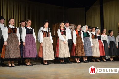 A Rizgetős néptáncegyüttes fellépése (Lakatos János felvétele)