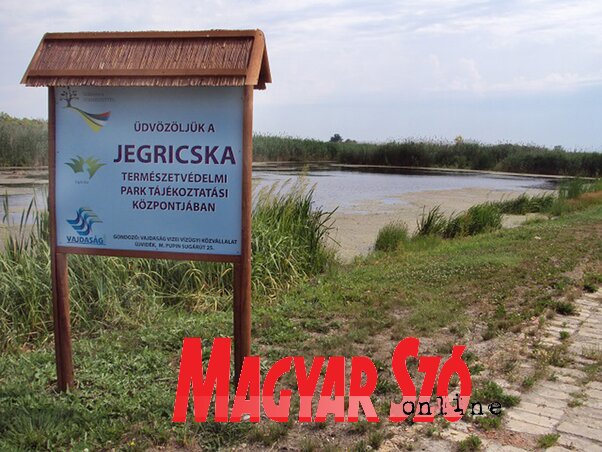 A Jegricska Természetvédelmi Park bejárata (Góbor Béla felvétele)