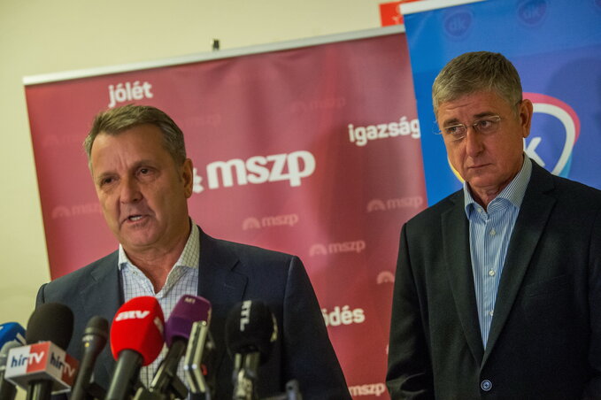 Molnár Gyula és Gyurcsány Ferenc (Fotó: MTI)