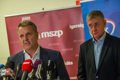Molnár Gyula és Gyurcsány Ferenc (Fotó: MTI)