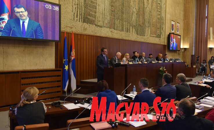 Igor Mirović kiemelte, két év alatt 10 százalékkal növelték a tartományi büdzsét (Ótos András felvétele)