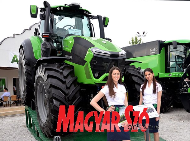 A vásár legdrágább traktora. A 340 lóerős Deutz ára áfa nélkül 199 999 euró (Fotó: Dávid Csilla)