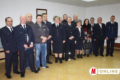 Az önkéntes tűzoltó testületek év végi fogadásának résztvevői (Kazinczy Paszterkó Diana felvétele)