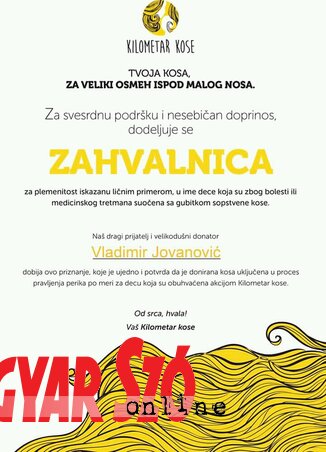 A hosszú hajért is oklevél jár, ha rákbetegeknek ajándékozzák A hosszú hajért is oklevél jár, ha rákbetegeknek ajándékozzák