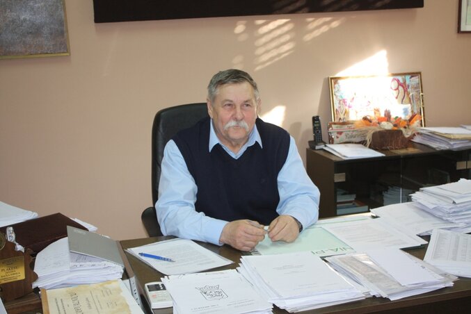 Kislinder Gábor a polgármesteri hivatalban (Fotó: Kazinczy Paszterkó Diana)
