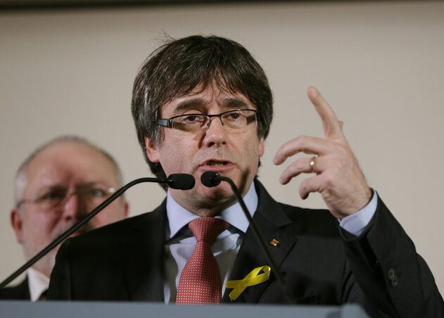 Carles Puigdemont (Fotó: Beta/AP)