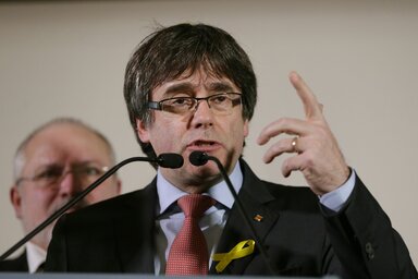 Carles Puigdemont (Fotó: Beta/AP)