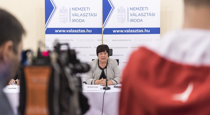 Pálffy Ilona sajtótájékoztatója (Fotó: MTI)