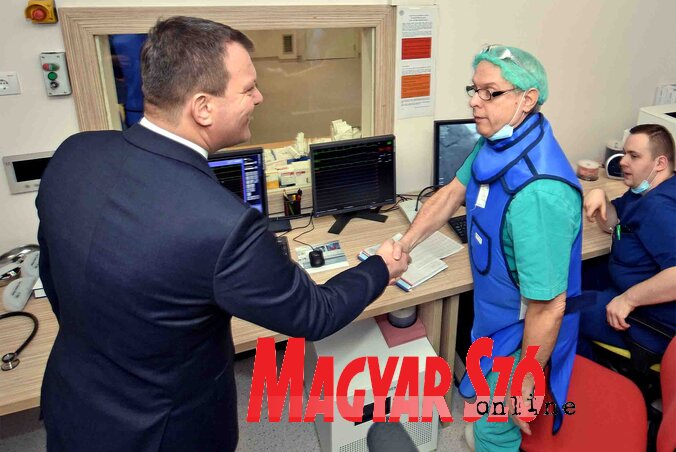 Szeptember óta mintegy hetven diagnosztikai szívkatéterezést végeztek el az új angioműtőben (Fotó: Gergely Árpád)