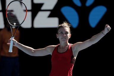 Simona Halep meg sem izzadt Plíšková ellen (Fotó: Beta/AP)