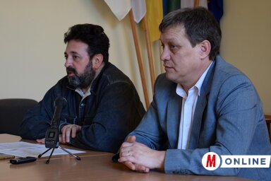 Wischer Johann és Perpauer Attila a sajtótájékoztatón (Máriás Endre felvétele)