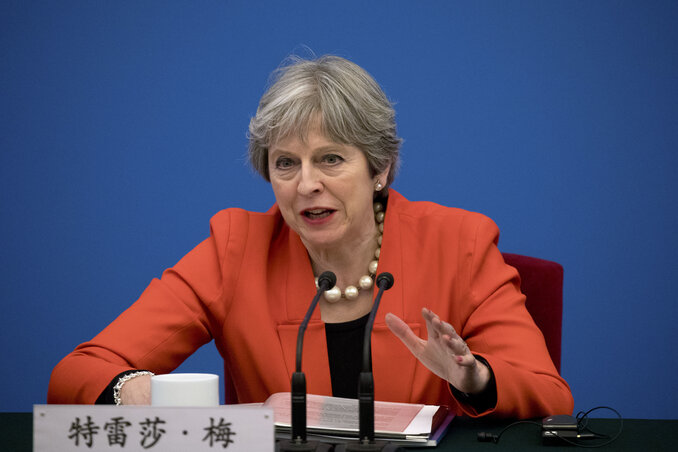 Theresa May brit miniszterelnök (Fotó: Beta/AP) Theresa May brit miniszterelnök (Fotó: Beta/AP)