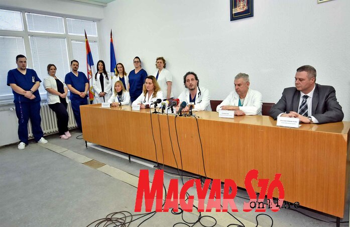 Az angioműtő csapata (Fotó: Gergely Árpád)