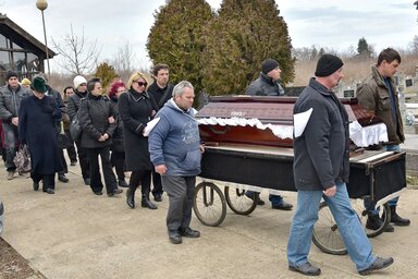 Törköly Istvántól tegnap vettünk végső búcsút  (Fotó: Gergely József)