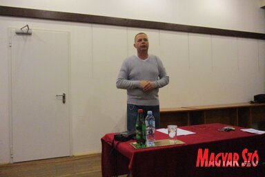 Nagy Tibor érdekfeszítő előadása (Sihelnik Ágnes felvétele)