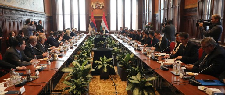 A megkezdett projektumok, a regionális együttműködés és kihívások voltak terítéken (Fotó: MTI)