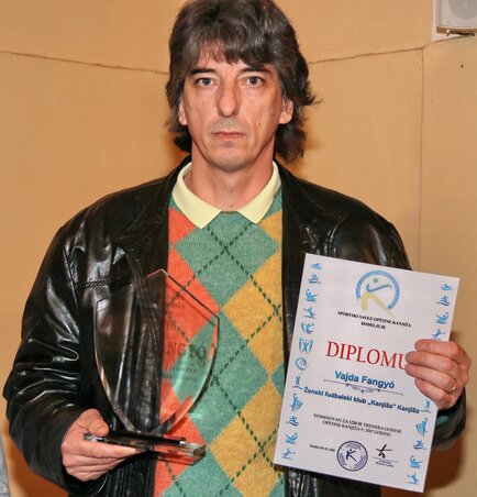 Vajda Fángyó, 2017 legjobb edzője (Puskás Károly felvétele) Vajda Fángyó, 2017 legjobb edzője (Puskás Károly felvétele)