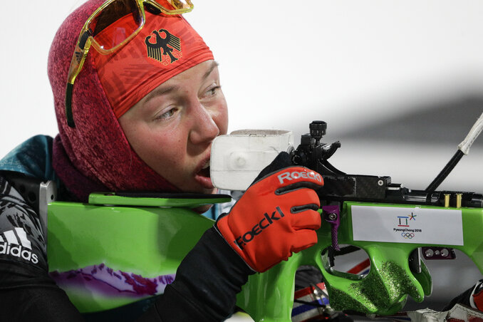 Laura Dahlmeier elsőségét ezúttal sem kérdőjelezte meg senki (Fotó: Beta/AP)