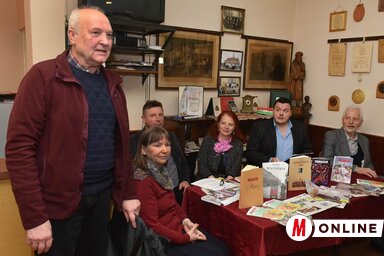 Rancz Károly elnök köszönti az egybegyűlteket ( Ótos András felvétele)