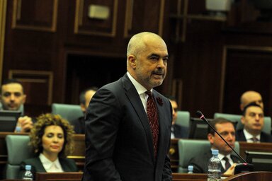 Edi Rama albán miniszterelnök (Fotó: Beta)