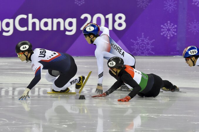 Liu Shaolin Sándor bukásának pillanata (Fotó: MTI)
