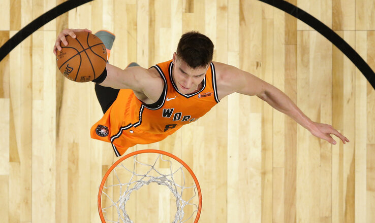 Bogdan Bogdanović az All Star-gálán (Fotó: Beta/AP)