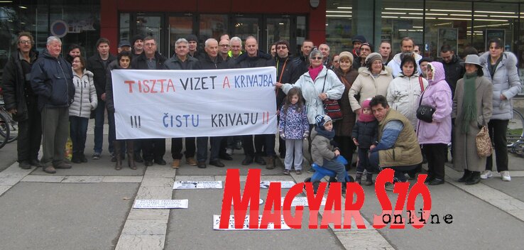 A 42. tiltakozás résztvevői (Kiss Zoltán felvétele)