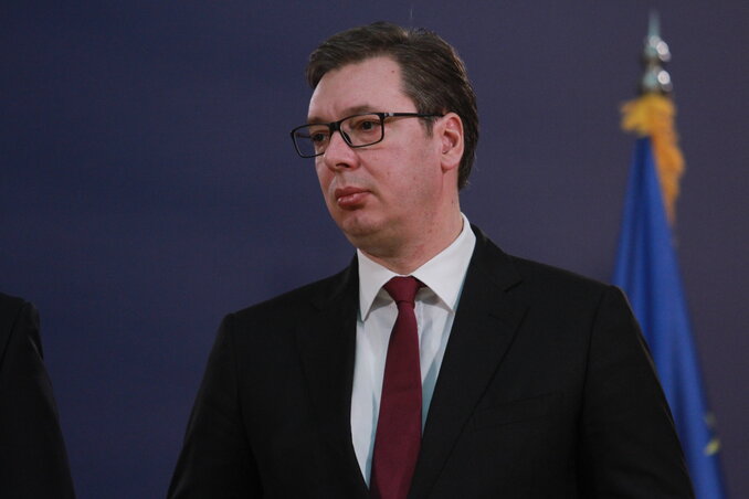 Aleksandar Vučić államfő (Fotó: Beta)