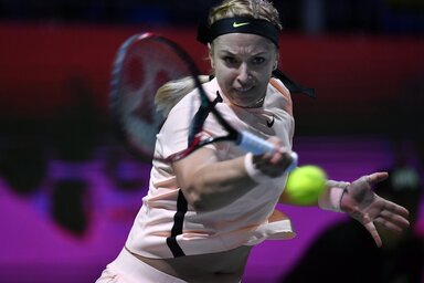 Meglepetés, hogy a budapesti női tornán Sabine Lisicki (képünkön) simán kikapott Viktória Kužmovától (Fotó: MTI)